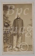 cdv man staand hoge hoed Den Haag 1860's Pronk, Verzamelen, Verzenden, Voor 1940, Gebruikt, Overige onderwerpen