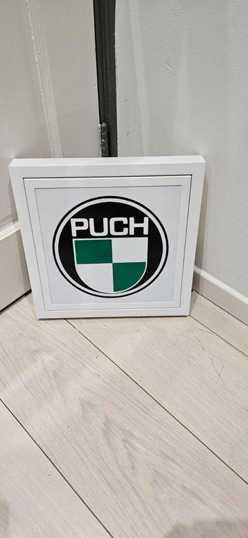 Puch lichtbak brommer reclame led mancave werkplaats licht beschikbaar voor biedingen