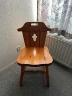 Grenen eetkamerstoelen 4 stuks, Huis en Inrichting, Stoelen, Ophalen, Gebruikt, Bruin