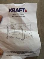 Kraft campingbed (zwart met wielen), Ophalen, Zo goed als nieuw, Reisbedje