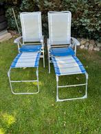 2 Dukdalf kampeerstoelen met 2 voetensteunen, Ophalen, Zo goed als nieuw, Campingstoel
