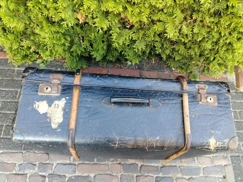 Hutkoffer, oude koffer, Huis en Inrichting, Woonaccessoires | Kisten, Gebruikt, Minder dan 50 cm, 75 tot 100 cm, Minder dan 50 cm