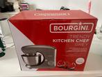 BOURGINI Trendy Kitchen Chef keukenmachine - Grijs, Witgoed en Apparatuur, Keukenmixers, 4 liter of meer, 3 snelheden of meer