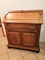 secretaire in het eik , in goede staat., Ophalen, Gebruikt