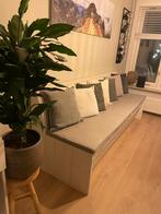 Landelijke eetkamerbank steigerhout, Ophalen, Minder dan 75 cm, Rechte bank, 200 tot 250 cm