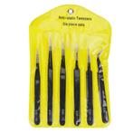 Pincet Set 6 Stuks Roestvrijstalen Pincetten - Anti-Statisch, Ophalen of Verzenden, Nieuw, Materiaal