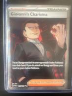 Pokémon 197/165 Giovanni’s Charisma, Ophalen of Verzenden, Nieuw, Losse kaart