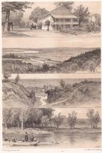 Oud Berg en Dal, Duivelsberg en 2x Beek Litho Schipperus 188, Ophalen of Verzenden