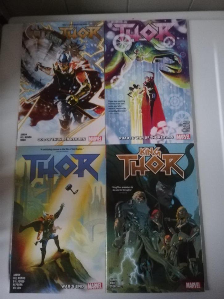 Marvel - Thor bij Jason Aaron vol 1 t/m 4. TPB (Hengstdal), Boeken, Strips | Comics, Zo goed als nieuw, Complete serie of reeks