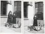 fotos  -  9 op 6  cm  -  afbeelding   nonnen, Verzenden, Voor 1940, Zo goed als nieuw