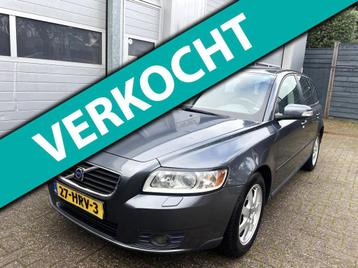 Volvo V50 1.8 Edition I 2009-halfleder-Clima-Cruise-Trekhaak beschikbaar voor biedingen