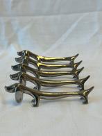 Vintage verzilverde messenlegger teckels, Ophalen of Verzenden