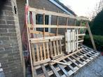 Gratis : transportbok en pallets voor de openhaard., Gebruikt, Ophalen of Verzenden, Pallet, Minder dan 200 cm