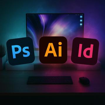 Adobe Pakket 2025 (PS - AI - ID) beschikbaar voor biedingen