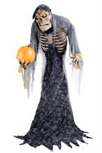 Halloween Animatronic Jack Reaper met pratende pompoen, Ophalen, Nieuw, Halloween of Griezel