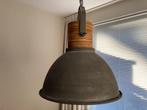 Hanglamp industrieel look met hout, Ophalen, Zo goed als nieuw, Hout, Minder dan 50 cm
