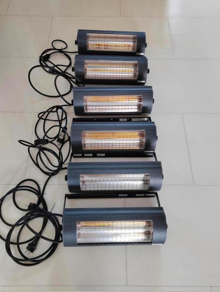 6x Solamagic Terrasverwarmer Infrarood 2000W, Tuin en Terras, Terrasverwarmers, Gebruikt, Elektrisch, Wand, Ophalen of Verzenden