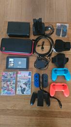 Nintendo Switch met Mario Kart 8, Monopoly met accessoires, Gebruikt, Racen en Vliegen, Ophalen of Verzenden, Eén computer