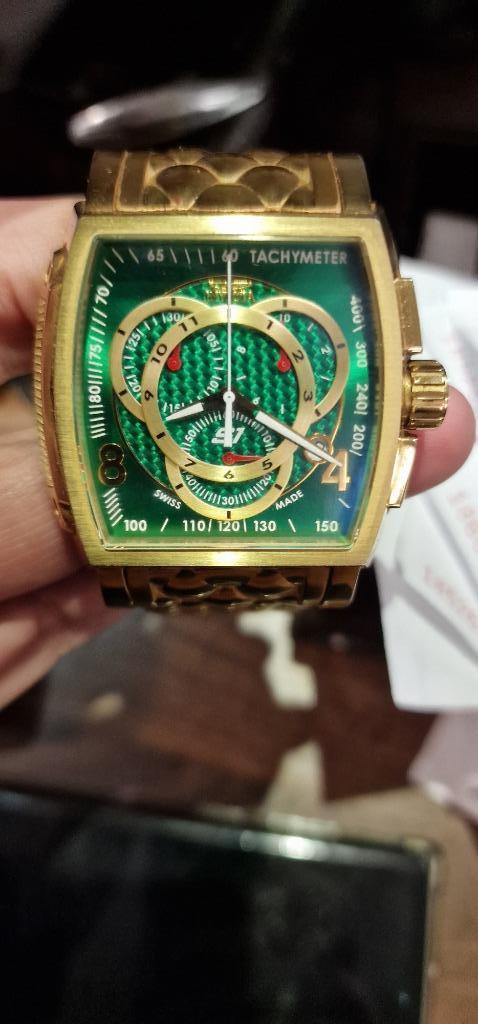 Invecta S1 Rally model 6465, Sieraden, Tassen en Uiterlijk, Horloges | Heren, Zo goed als nieuw, Polshorloge, Overige merken, Goud