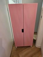 2 roze/witte kinderkasten, Ophalen, Gebruikt, 50 tot 70 cm, 105 cm of meer