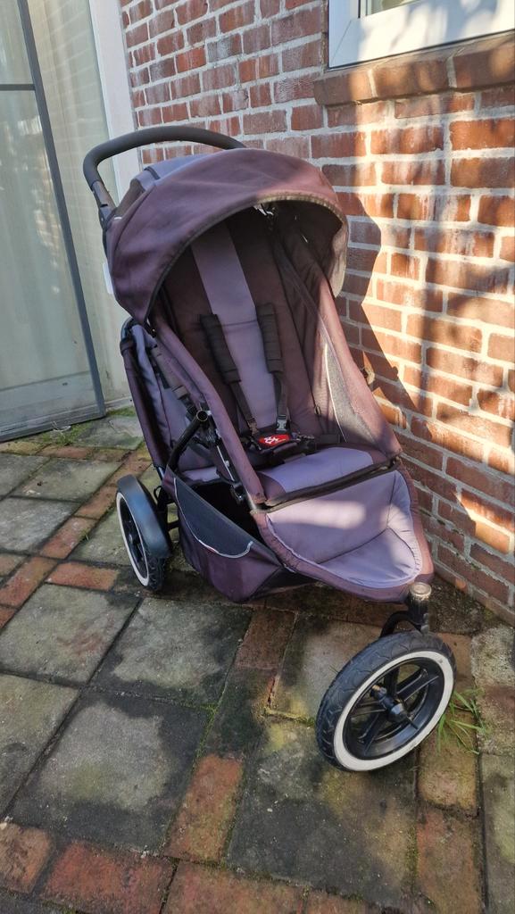 Phil & Teds Duowagen/kinderwagen/buggy, Kinderen en Baby's, Buggy's, Gebruikt, Overige merken, Duomodel, Regenhoes, Verstelbare rugleuning