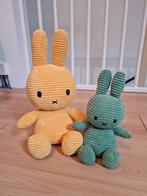 2 Nijntje Knuffels - Geel & Groen, Ophalen of Verzenden, Zo goed als nieuw, Konijn