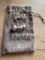 proud mama  baby bel.  weinig gedragen, Sieraden, Tassen en Uiterlijk, Kettingen, Ophalen of Verzenden, Zo goed als nieuw, Zilver