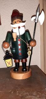 Grote Houten Kerst Rookmannetje - 32cm ... XXL ..., Antiek en Kunst, Kunst | Beelden en Houtsnijwerken, Ophalen of Verzenden