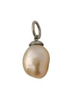 Zilver en grillige grote cultive parel oorhangers en -hanger, Hangers, Verzenden, Wit, Nieuw