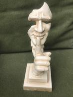 SILENCE!!, gietijzeren beeld, Antiek en Kunst, Ophalen of Verzenden