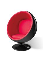 OHNO Egg PodLounge Stoel - Zwart, Rood, Niet ingevuld, Zwart, Niet ingevuld, Nieuw