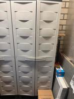 Opbergkasten 2 stuks, Tuin en Terras, Bergingen en Tuinkasten, Ophalen, Zo goed als nieuw, Kunststof, Overige typen