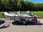 Nimarine MX390AL rubberboot Honda 15pk+stuurconsole+trailer, Aluminium, Zo goed als nieuw, Benzine, Minder dan 70 pk