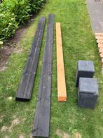Douglas Hout & Betonpoeren - Restpartij, Ophalen, Nieuw, 250 tot 300 cm, 50 mm of meer