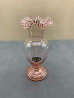 vaas van bohemia, Overige kleuren, Ophalen of Verzenden, Minder dan 50 cm, Glas