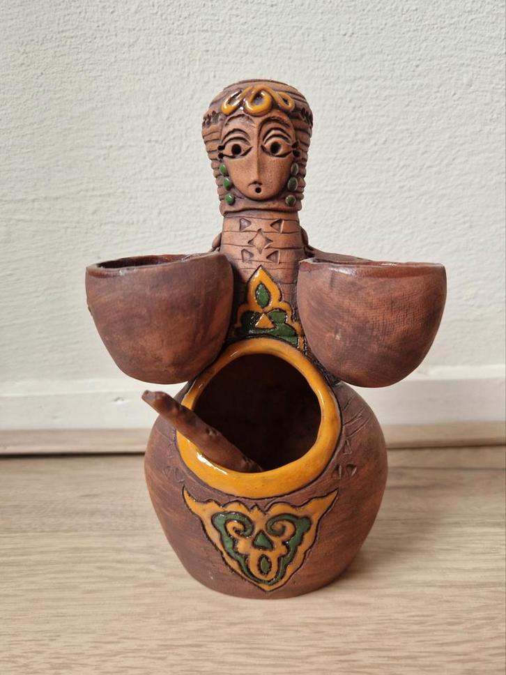 Armeens Zoutvaatje Vrouw, Antiek en Kunst, Antiek | Woonaccessoires, Ophalen of Verzenden