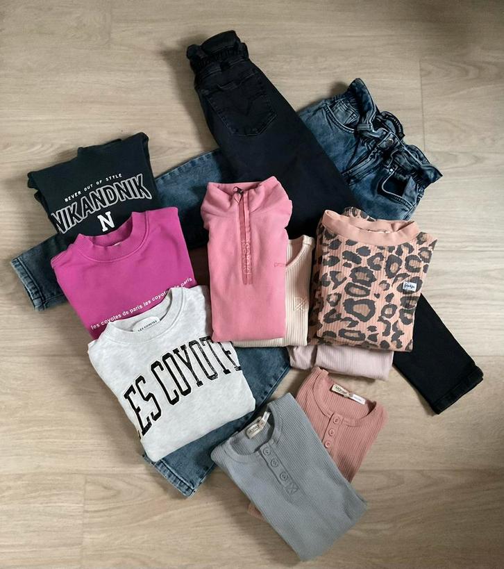 Merk pakket meisje o.a. Les Coyotes de Paris maat 10/140, Kinderen en Baby's, Kinderkleding | Maat 140, Zo goed als nieuw, Meisje