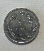 50 kurus Turkije 1975, Postzegels en Munten, Munten | Europa | Niet-Euromunten, Ophalen of Verzenden