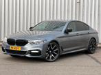 BMW 5-Serie 520i G30 M Sport LCI Navi LED PDC 260pk 2017 NAP, Auto's, BMW, Automaat, 1998 cc, Achterwielaandrijving, 74 €/maand