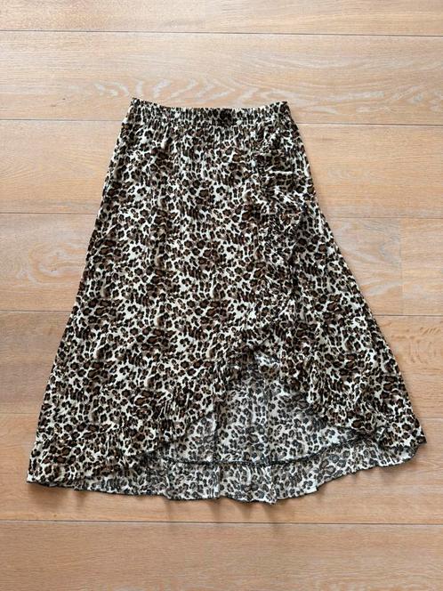 Rok met panterprint maat S/M van Fee Red, Kleding | Dames, Rokken, Zo goed als nieuw, Maat 38/40 (M), Overige kleuren, Onder de knie