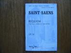 52x partituur - Requiem - Saint-Saens, Muziek en Instrumenten, Bladmuziek, Gebruikt, Ophalen of Verzenden, Orkest, Klassiek