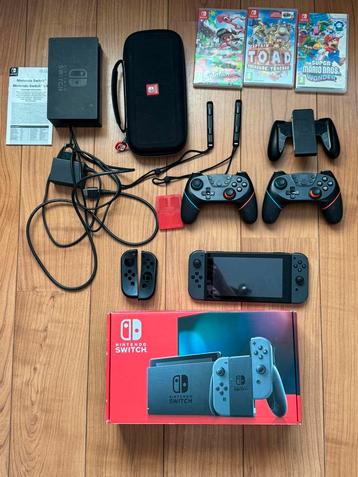 Switch V2 2019 nieustaat in doos incl 3 spellen beschikbaar voor biedingen