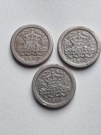 Serie ronde stuivers 1907-1909 Wilhelmina, Ophalen of Verzenden, Koningin Wilhelmina, 5 cent