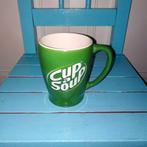Cup a Soup bekers groen met naam - Naambekers, Ophalen, Zo goed als nieuw, Overige stijlen, Kop(pen) en/of Schotel(s)