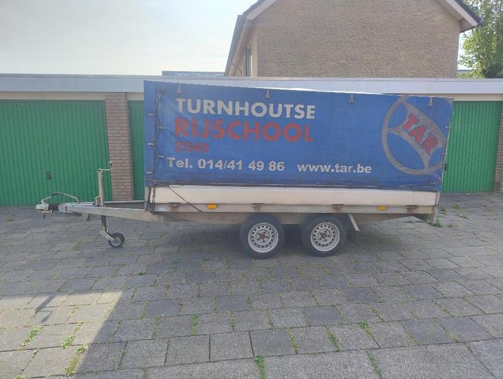 WAGENBOUW SARIS TANDEMASSER DICHT HUIF 2000KG, Auto diversen, Overige Auto diversen, Ophalen