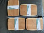 4 nieuwe BergHoff bamboe planken  snijplanken snackplanken, Ophalen of Verzenden, Nieuw
