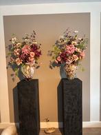 Zijden Bloemen Boeket met Vaas, Huis en Inrichting, Woonaccessoires | Kunstplanten en Kunstbloemen, Ophalen, Nieuw, Binnen