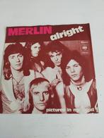 Merlin , alright, Cd's en Dvd's, Vinyl Singles, Ophalen of Verzenden, Zo goed als nieuw, Pop