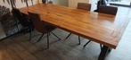 Goossens massief eiken eettafel 280 x 110 (8 personen), Huis en Inrichting, Tafels | Eettafels, Ophalen, Gebruikt, 100 tot 150 cm