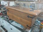 zware massieve eiken dekenkist, Ophalen, 100 tot 150 cm, 50 tot 75 cm, 50 tot 100 cm